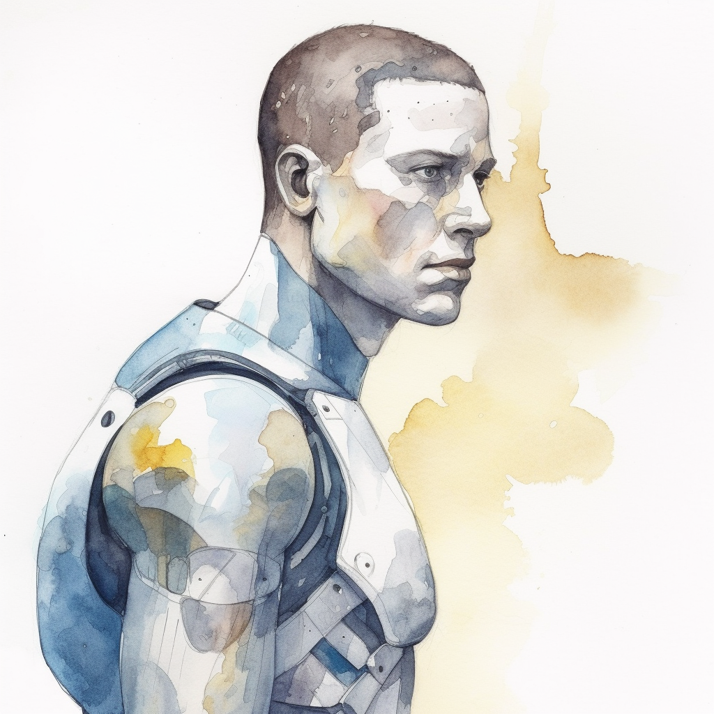 flentin_aquarel_of_a_men_half_robot_athletic_emotional_clean_7b8abc5c-8604-412e-8991-52cc02207ef5